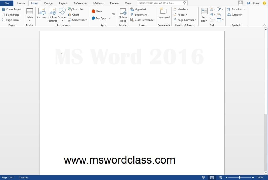 What is MS Word 2016 Edition