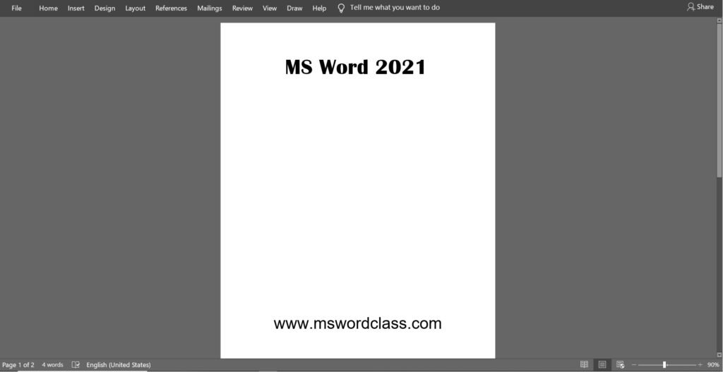 What is MS Word 2021 Edition