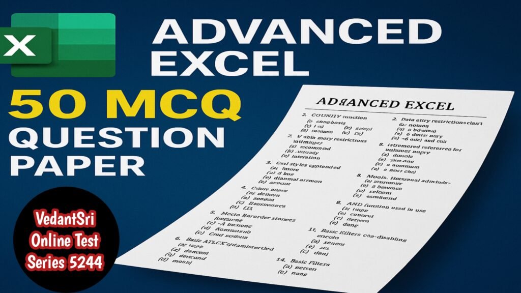 Advanced Excel Online Test Series 5244 - MS Word Class